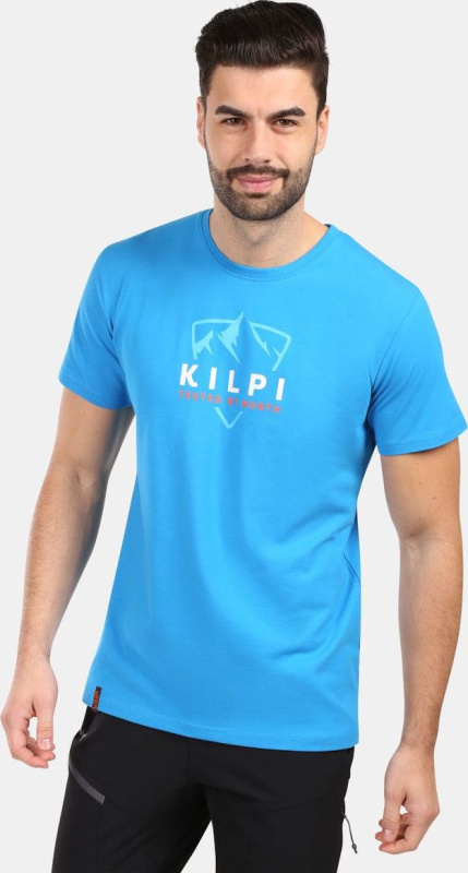 Pánské bavlněné triko KILPI Discover modré Velikost: XXL