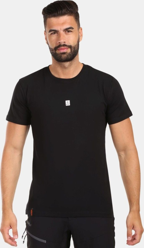 Pánské bavlněné triko KILPI Discover černé Velikost: 3XL