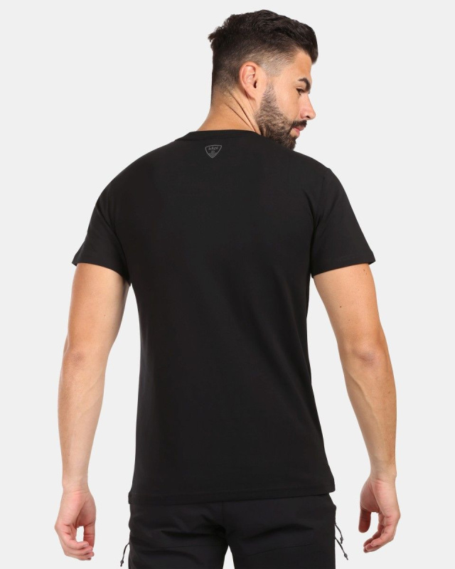Pánské bavlněné triko KILPI Discover černé Velikost: XL