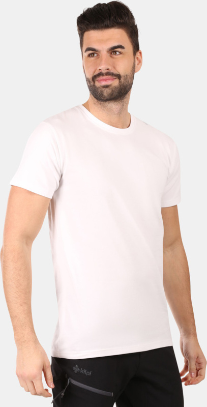 Pánské bavlněné triko KILPI Promo bílé Velikost: 3XL