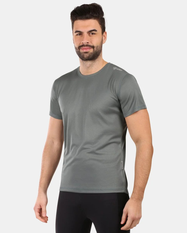 Pánské funkční triko KILPI Dima khaki Velikost: XXL