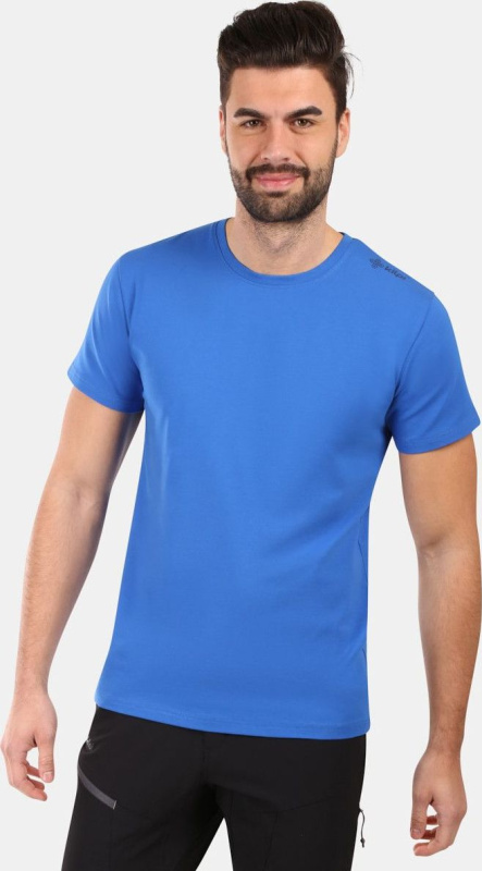 Pánské bavlněné triko KILPI Promo modré Velikost: L