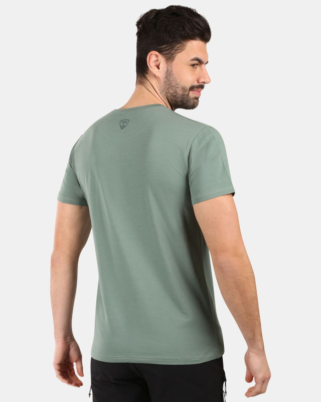 Pánské bavlněné triko KILPI Promo khaki Velikost: XL