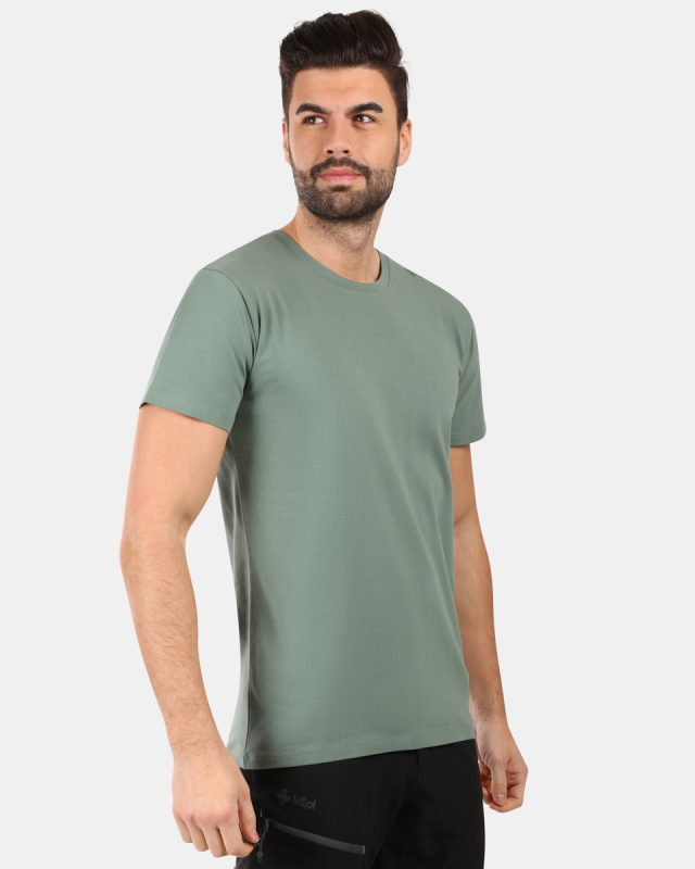 Pánské bavlněné triko KILPI Promo khaki Velikost: XXL
