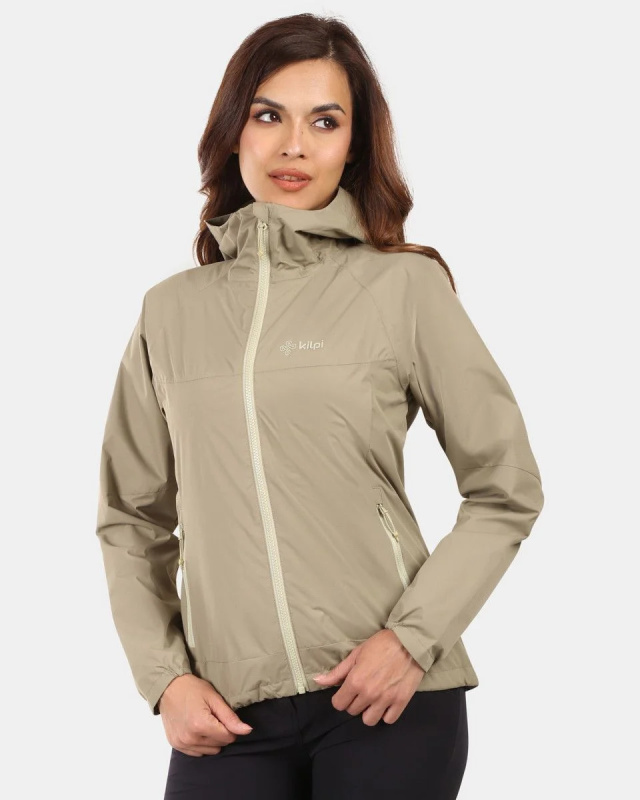 Dámská outdoorová bunda KILPI Sonna khaki Velikost: 40