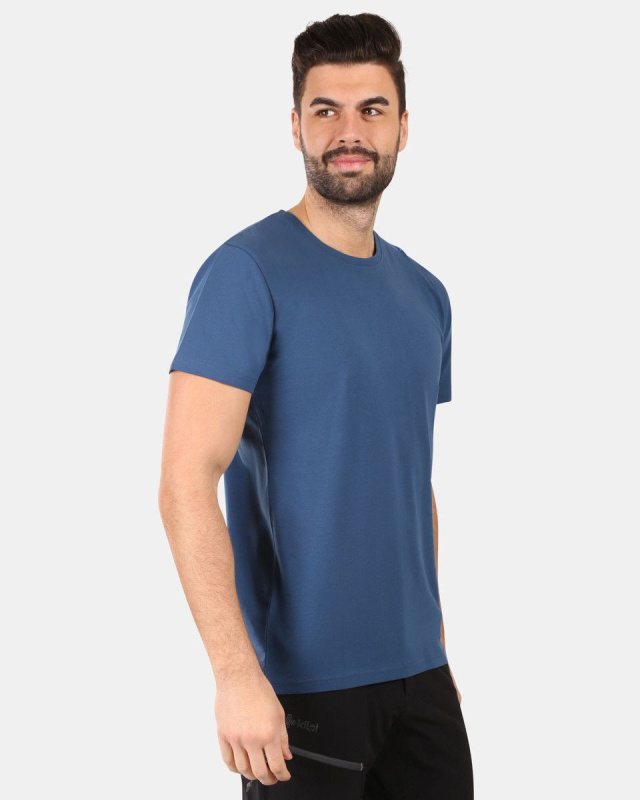 Pánské bavlněné triko KILPI Promo modré Velikost: 3XL