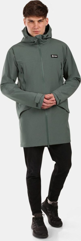 Pánský outdoorový kabát KILPI Ayra khaki Velikost: XS