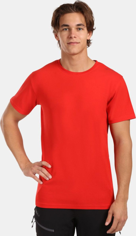 Pánské bavlněné triko KILPI Promo červené Velikost: XL
