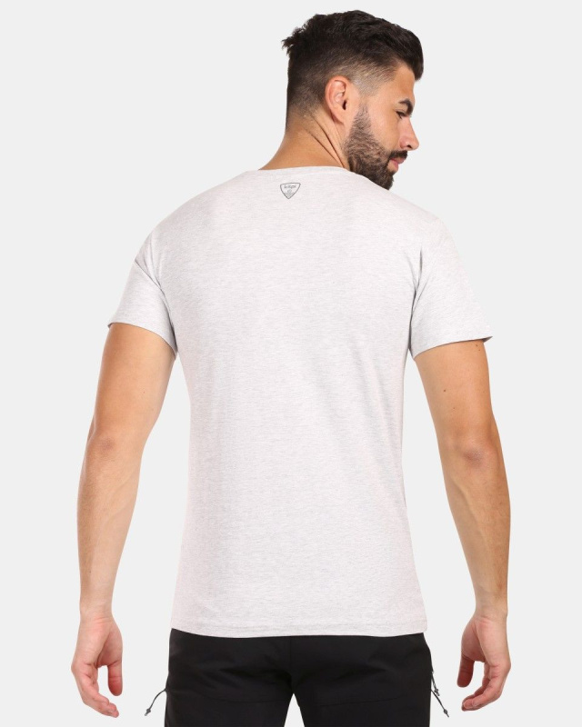 Pánské bavlněné triko KILPI Promo šedé Velikost: XL