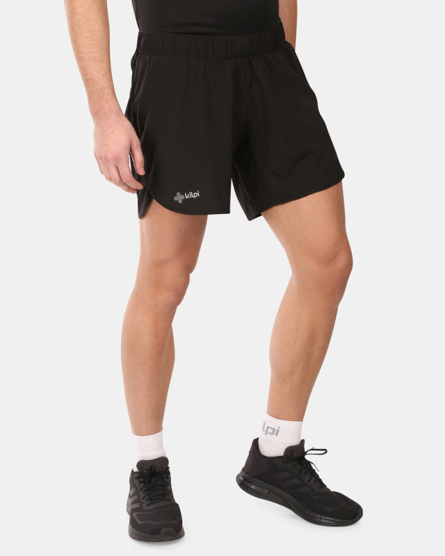 Pánské běžecké šortky KILPI Rafel černé Velikost: XL