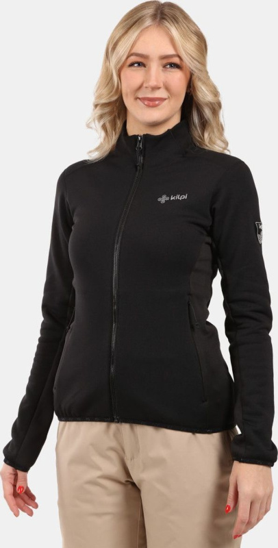 Dámská fleecová mikina KILPI Premio černá Velikost: 34