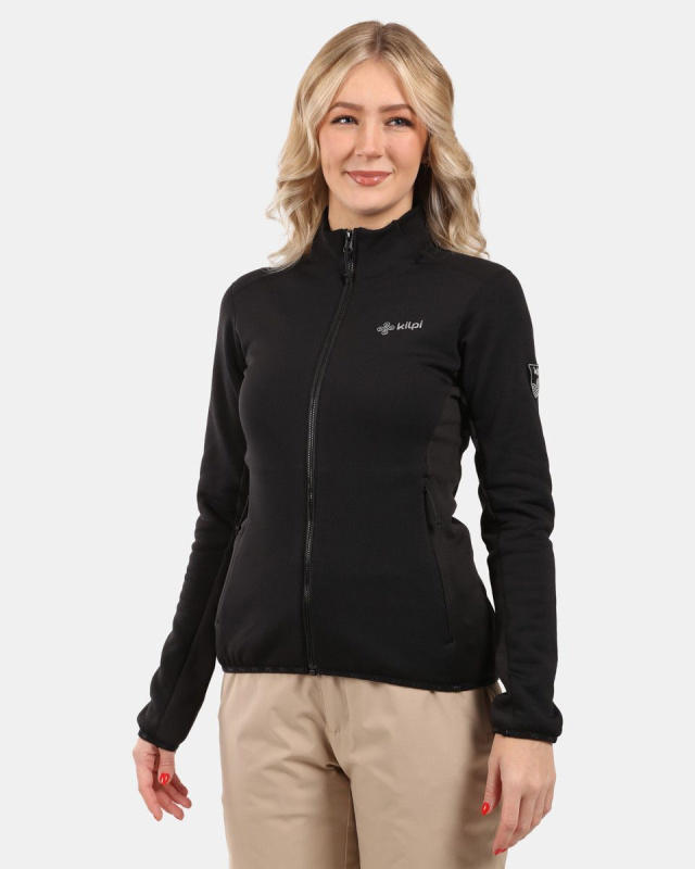 Dámská fleecová mikina KILPI Premio černá Velikost: 46