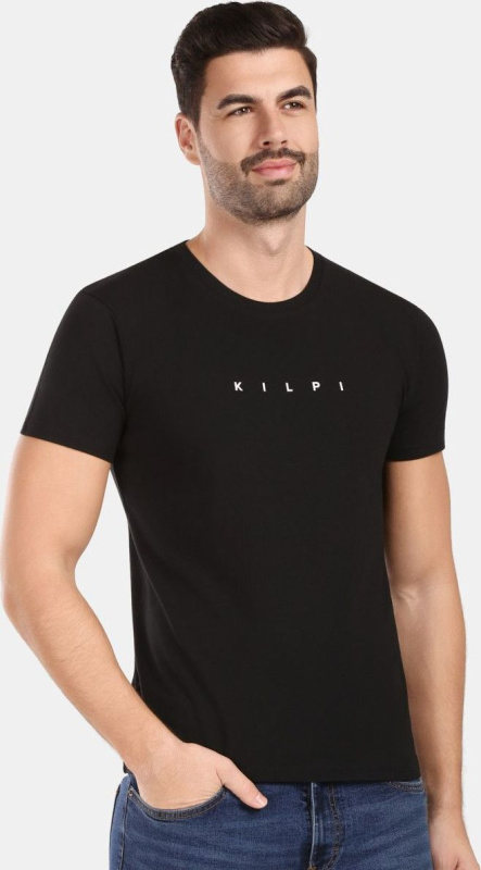 Pánské bavlněné tričko kilpi spacer-m černá s