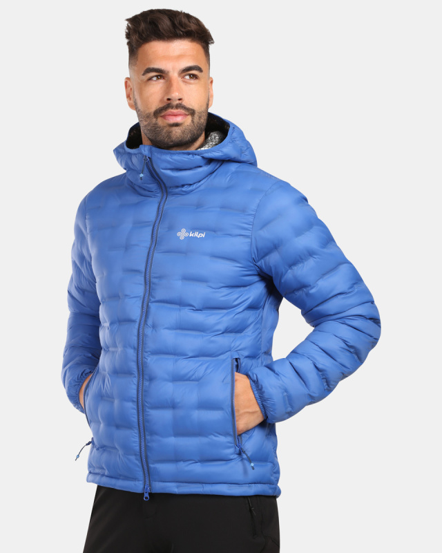Pánská zateplená bunda KILPI Alba modrá Velikost: 3XL