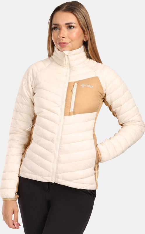 Dámská zateplená bunda KILPI Actis béžová Velikost: 38