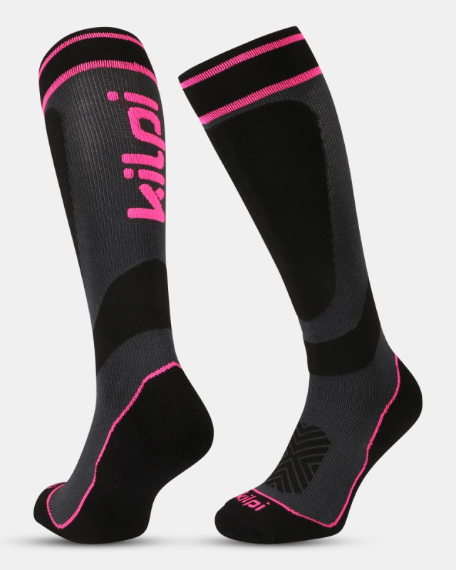 Unisex lyžařské podkolenky kilpi anxo-u růžová 43