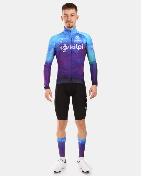 Pánský cyklistický dres KILPI Vulcano modrý Velikost: XS