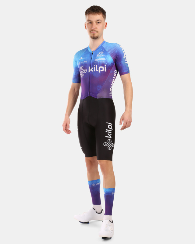 Pánský cyklistický dres KILPI Aurora modrý Velikost: XXL