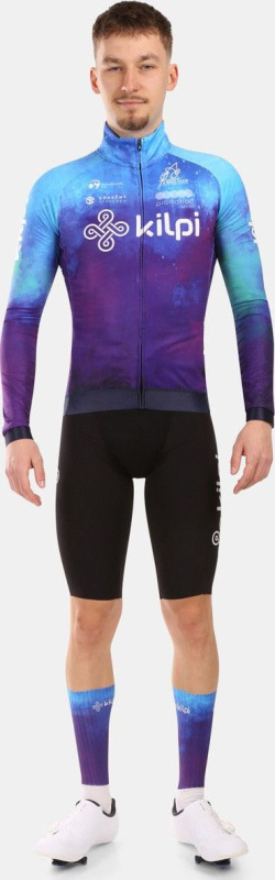 Pánský cyklistický dres KILPI Vulcano modrý Velikost: 3XS