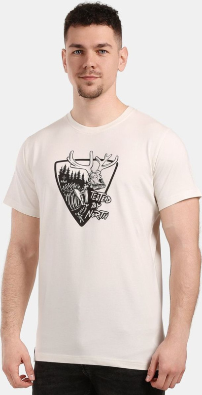 Pánské bavlněné triko KILPI Discover bílé Velikost: 3XL