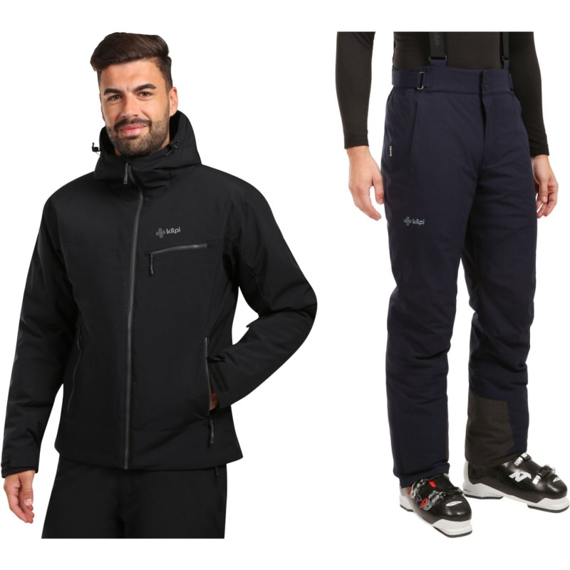 Kilpi Flip Lyžařský set, pánský, černá