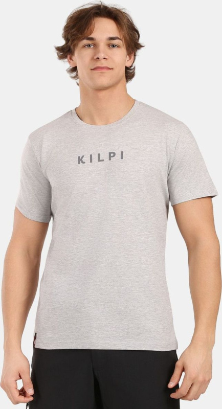 Pánské bavlněné triko KILPI Vibe šedé Velikost: S