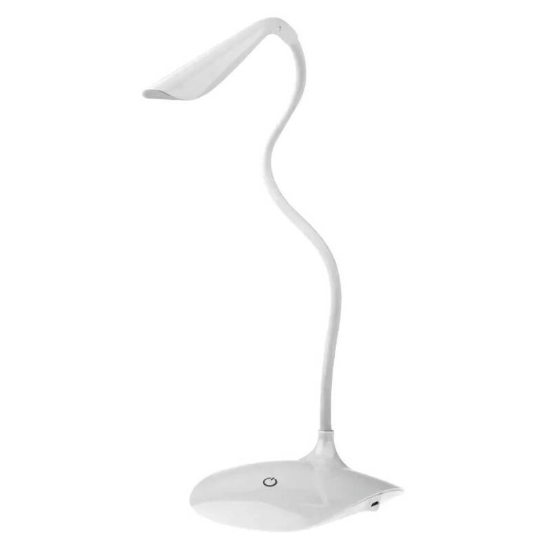 Stolní LED lampička EMOS D08 s USB / 2,5 W / 180 lm / stmívatelná / bílá Varianta: ivi1