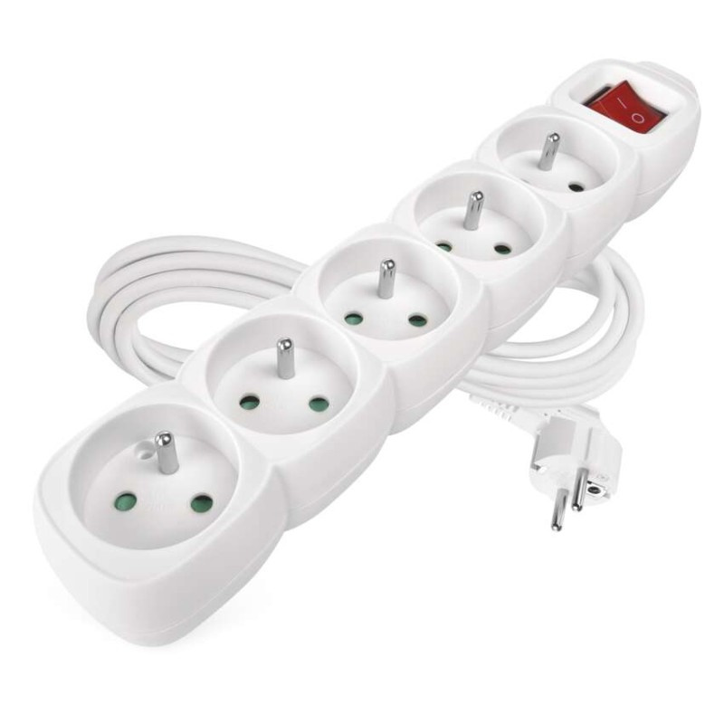 EMOS PRODLUŽKA 5Z 3M S VYP. 1,5MM
