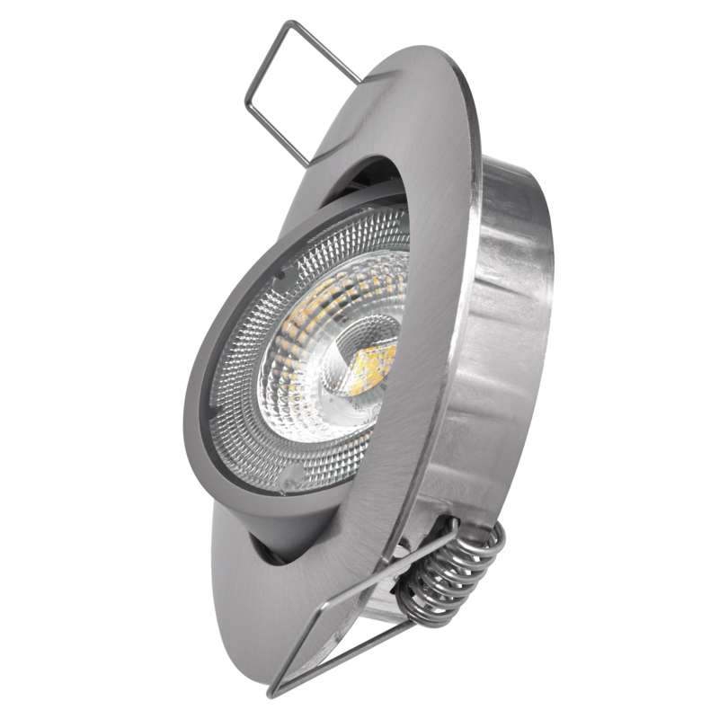 Emos lighting LED bodové svítidlo SIMMI stříbrné, kruh 5W neutr. bílá 1540125570