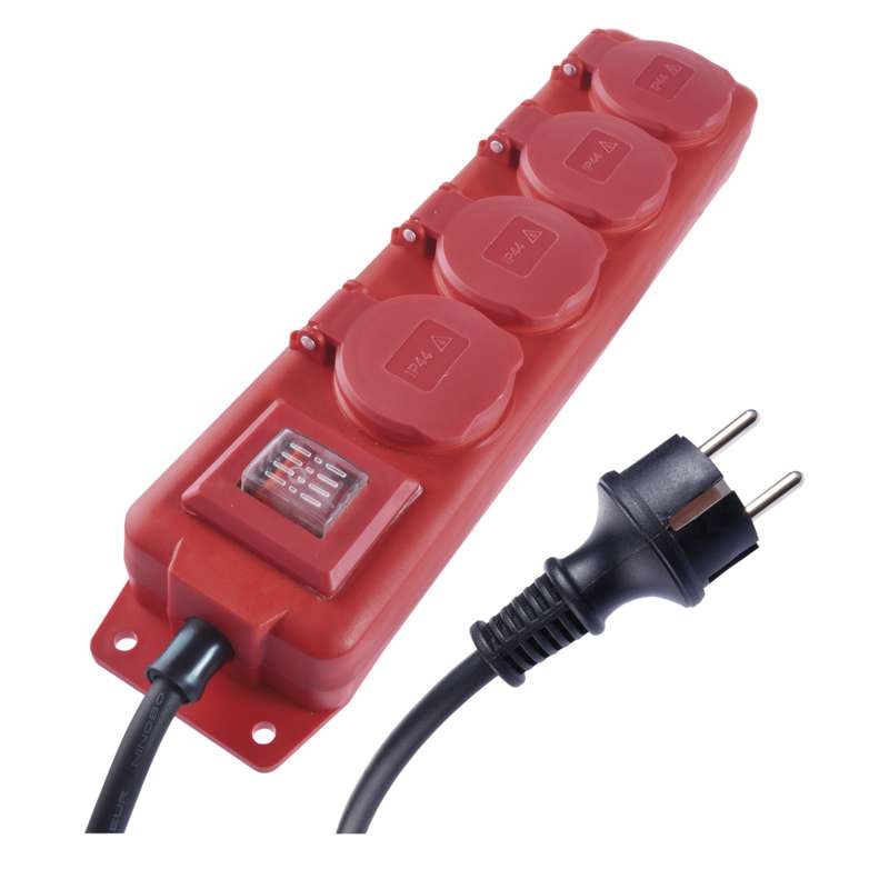 Kabel prodlužovací 4zásuvka Emos 3 m 1,5 mm2 IP 44