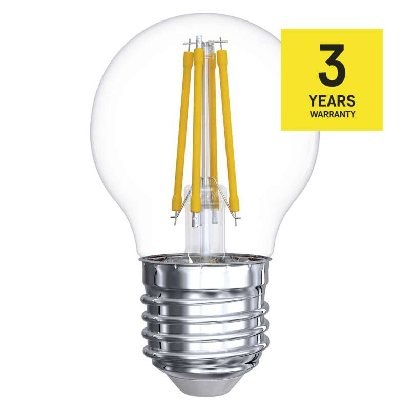 Emos lighting LED žárovka Filament Mini Globe 6W E27 teplá bílá