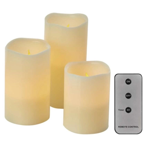 LED dekorace EMOS DCCV07 ZY2143 svíčka 9xAAA ovladač časovač