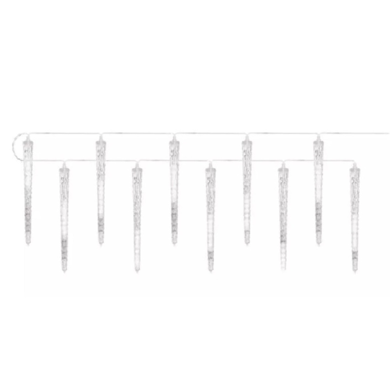 Rampouchy s padajícím efektem řetěz 3,6 m, 140 LED studená bílá Anděl Přerov s.r.o.