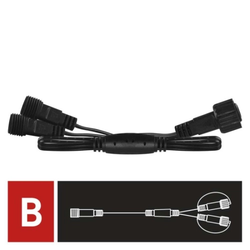 Rozbočovací kabel - 0,5 m rozbočovacího systému  Anděl Přerov s.r.o.