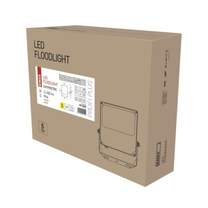 Emos lighting LED reflektor ASIMO asymmetric 100W, černý, neutrální bílá 1531110000