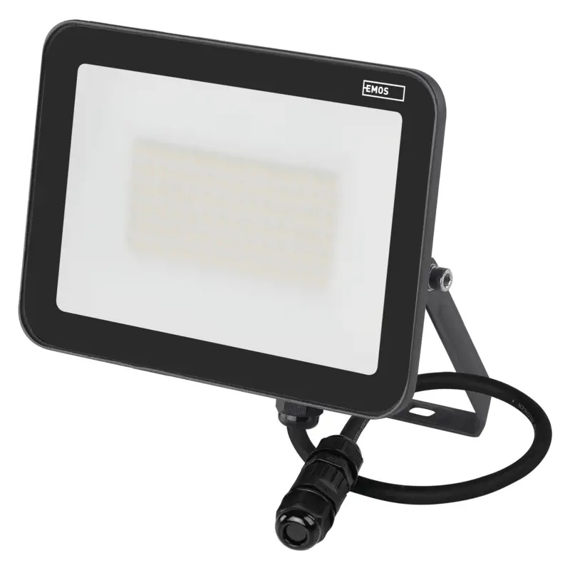 Emos lighting LED reflektor INOVO 50W, antracit,  neutrální bílá 1531242642