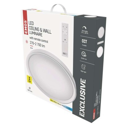 Emos lighting LED přisazené svítidlo ILVI, kruhové 45W, stmív. se změnou CCT 1539094450