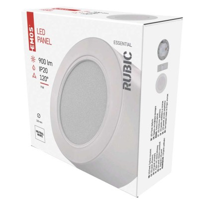 Emos lighting LED přisazené svítidlo RUBIC, kruhové, 9W neutrální bílá 1539085092