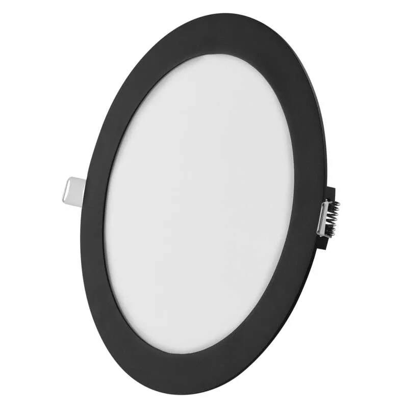 Emos lighting LED zápustný panel NEXXO ø22,5cm, 18W, CCT, kulatý, černý/stříbrný Barva: Stříbrná