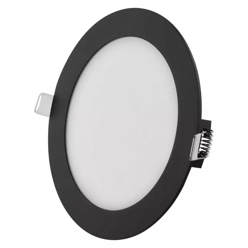 Emos lighting LED zápustný panel NEXXO ø17cm, 12,5W, CCT, černý/stříbrný Barva: Černá