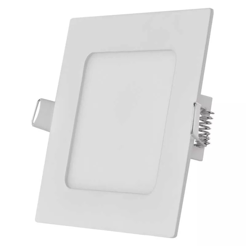 Emos lighting LED zápustný panel NEXXO, 12cm, 7W, čtvercový, bílý Barva: Bílá, Chromatičnost: 3000K