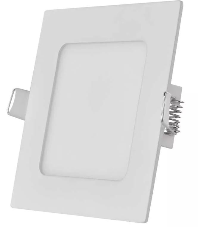 Emos lighting LED zápustný panel NEXXO, 12cm, 7W, čtvercový, bílý Barva: Bílá, Chromatičnost: 4000K