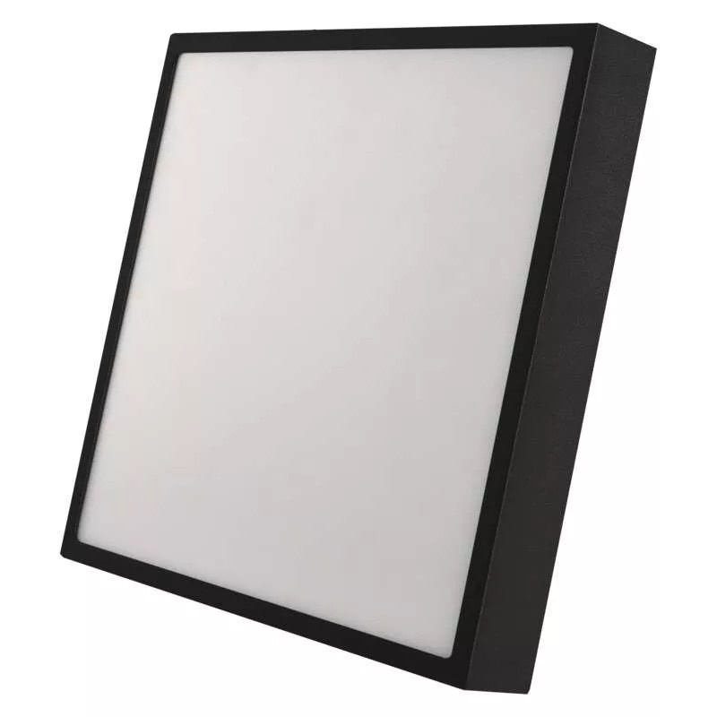 Emos lighting LED přisazený panel NEXXO 30cm, 28,5W, CCT, čtvercový Barva: Černá