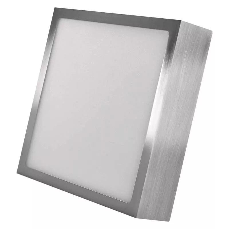 Emos lighting LED přisazený panel NEXXO 17cm, 12,5W, CCT, čtvercový Barva: Stříbrná
