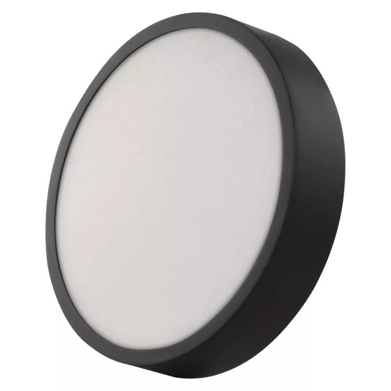 Emos lighting LED přisazený panel NEXXO ø22,5cm, 21W, CCT, kulatý Barva: Černá