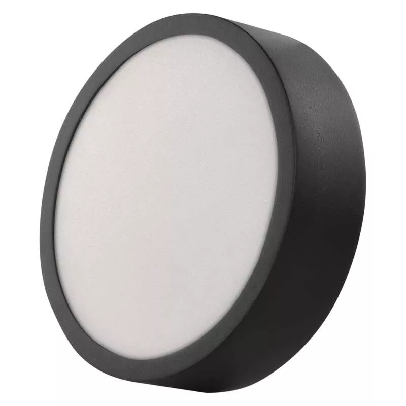 Emos lighting LED přisazený panel NEXXO ø17cm, 12,5W, CCT, kulatý Barva: Černá