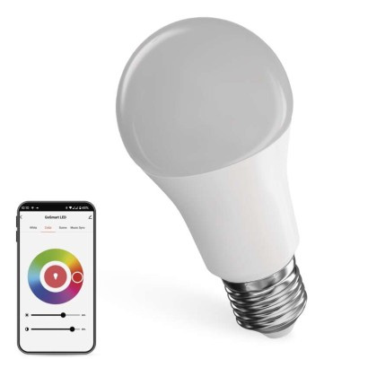 Emos lighting Chytrá LED žárovka GoSmart A60 / E27 / 9 W (60 W) / 806 lm / RGB / stmívatelná / WiFi 1520503500