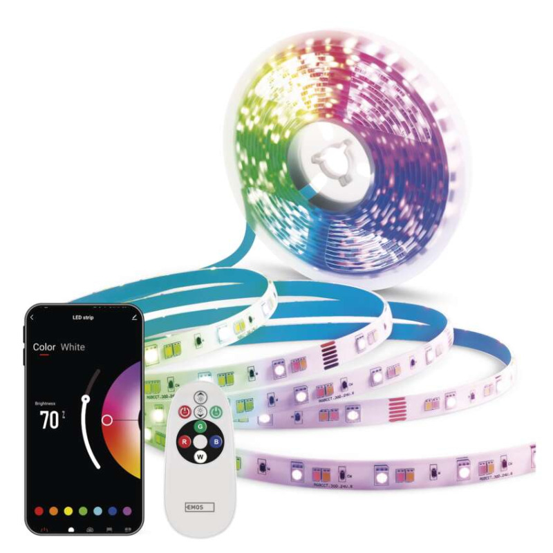 EMOS GoSmart LED pásek WiFi 2m, 11W, 450lm, RGB/CCT 1551021800