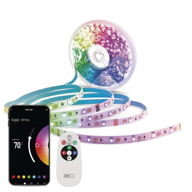 EMOS GoSmart LED pásek WiFi 5 m, 22W, 1000lm, RGB/CCT 1551051800