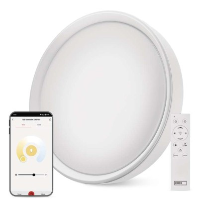 Emos lighting Chytré LED svítidlo GoSmart, přisazené, kruhové, 30W, CCT, stmívatelné, WiFi 1539087300